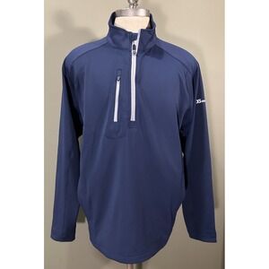 Zero Restriction L330 1/2 Zip Pullover Shirt Golf Mens Sz XL Blue Performance